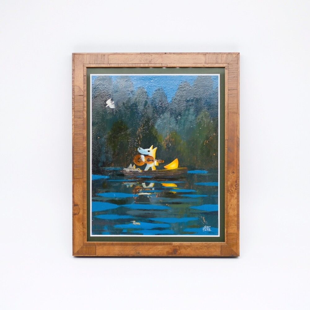 三浦勝康アクリル画 絵画三浦勝康アクリル画