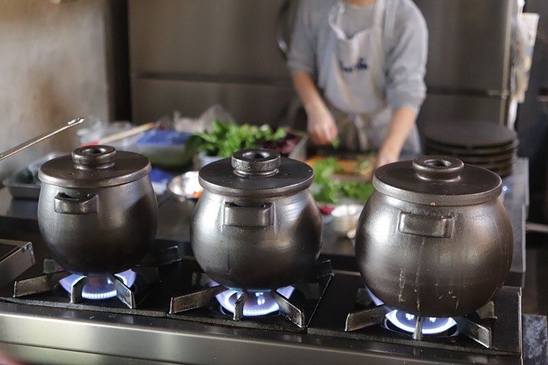 小谷田潤さん 土鍋