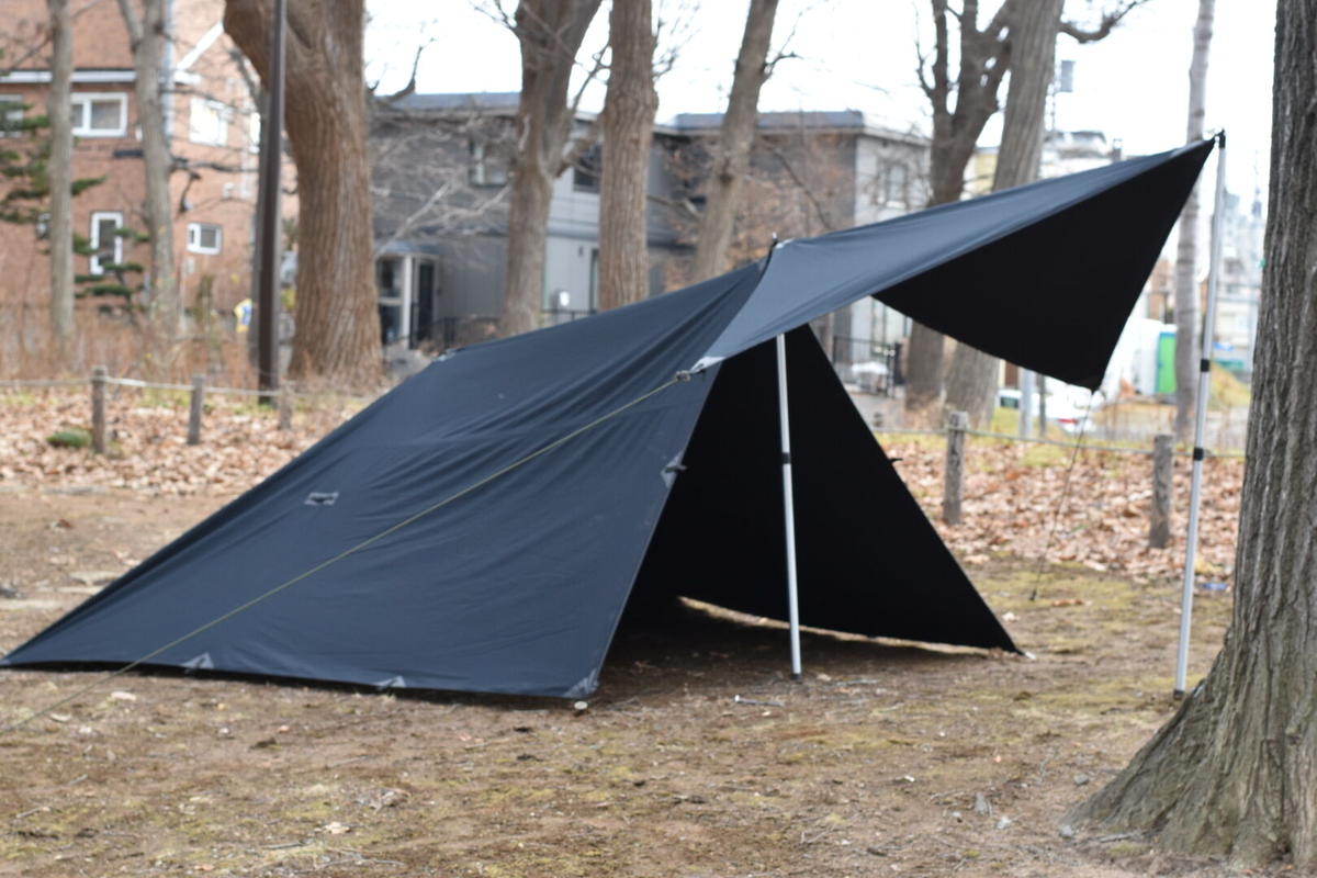 MOOSE ROOM WORKS/KUROポリコットンタープタープ/ヘキサ/1~2人用 polyester & cotton tarp 『KURO』 | /moose/ room works