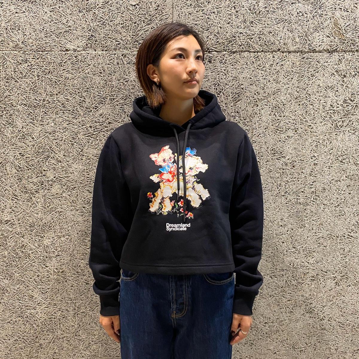 DREAMLAND SYNDICATE BEAR VISION CROPPED HOODIE ...