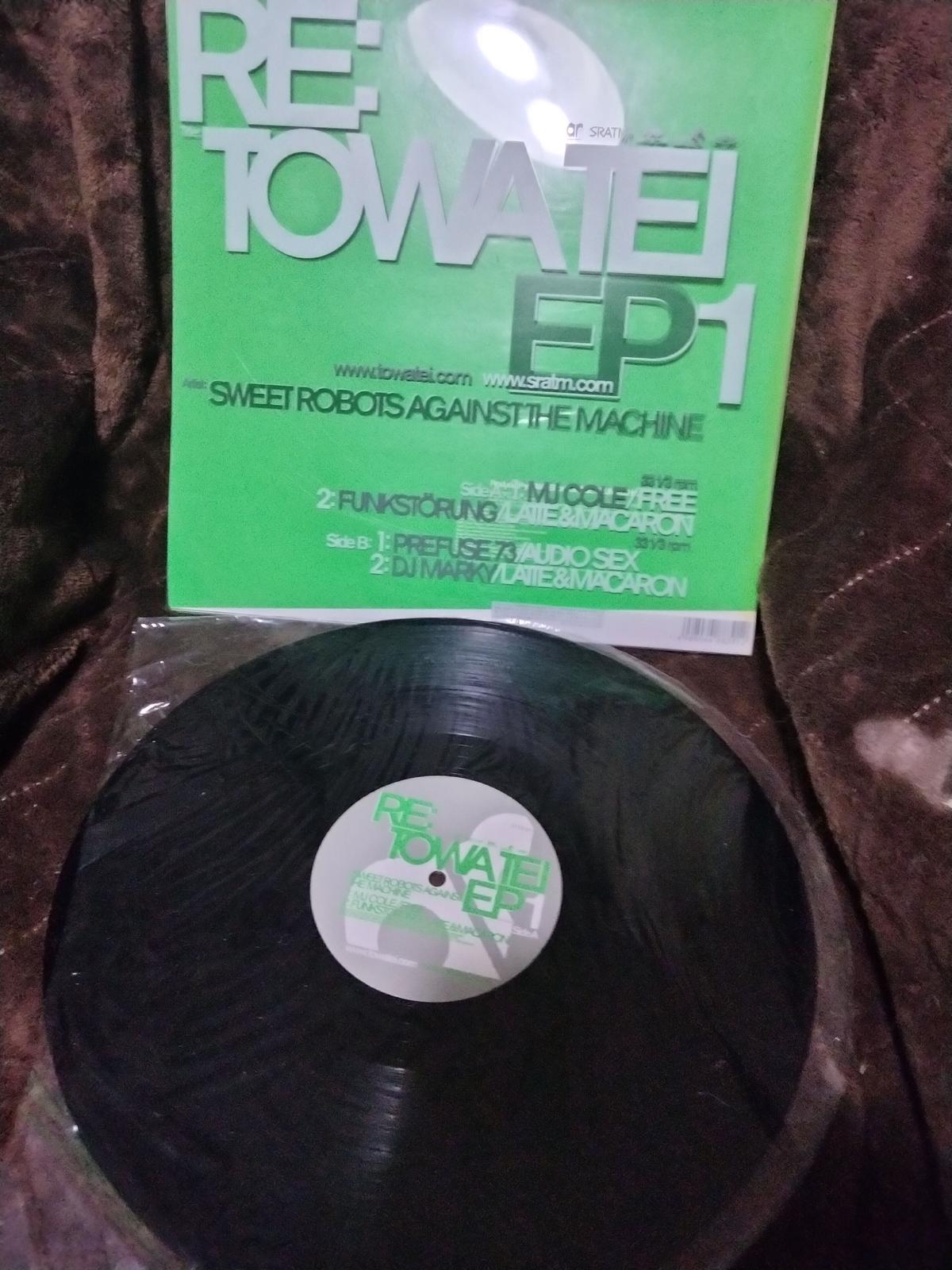 RE:TOWA TEI EP1 SWEET ROBOTS AGAINST THE MACHINE ピクチャー盤 KAWS