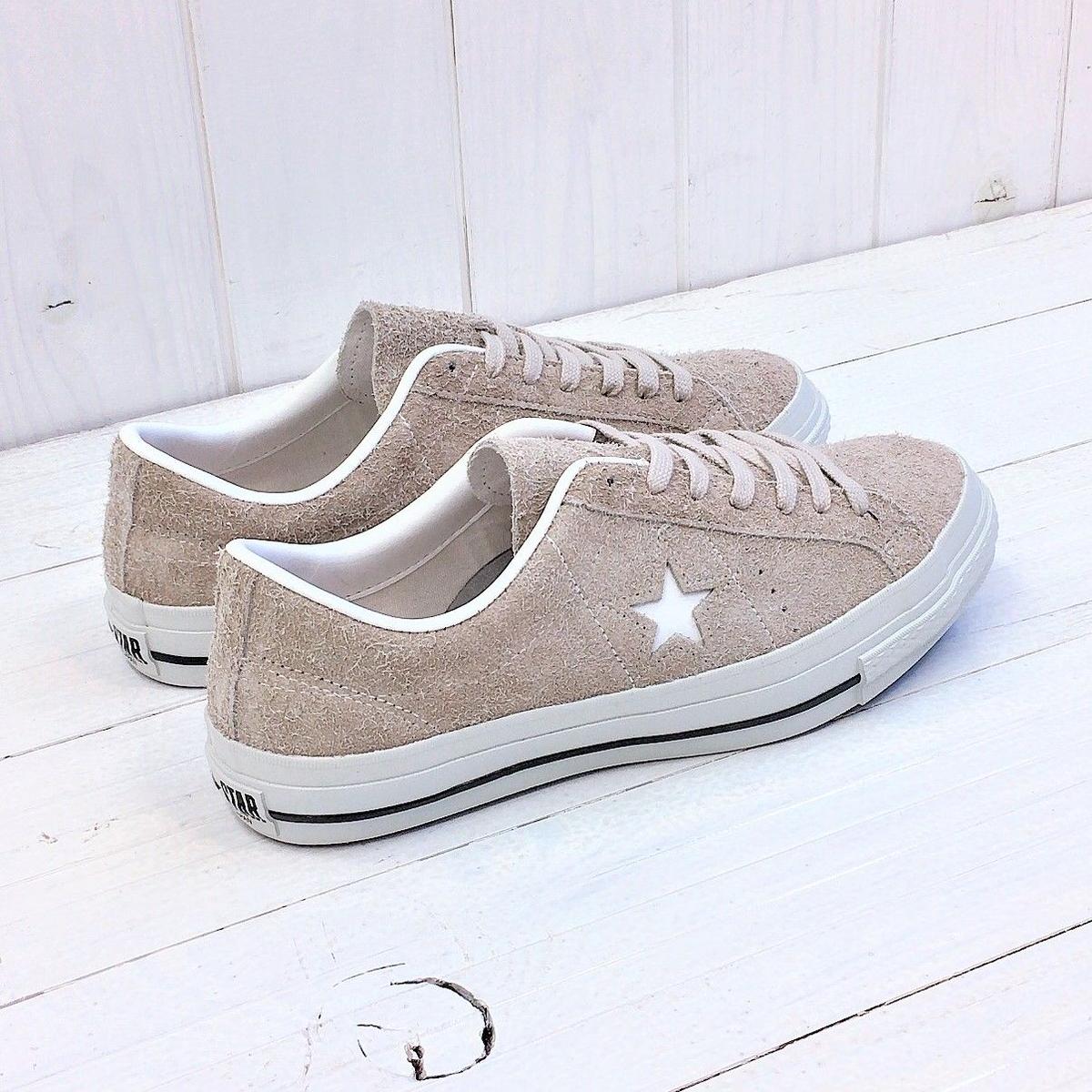 CONVERSE ONE STAR J SUEDE ベージュ