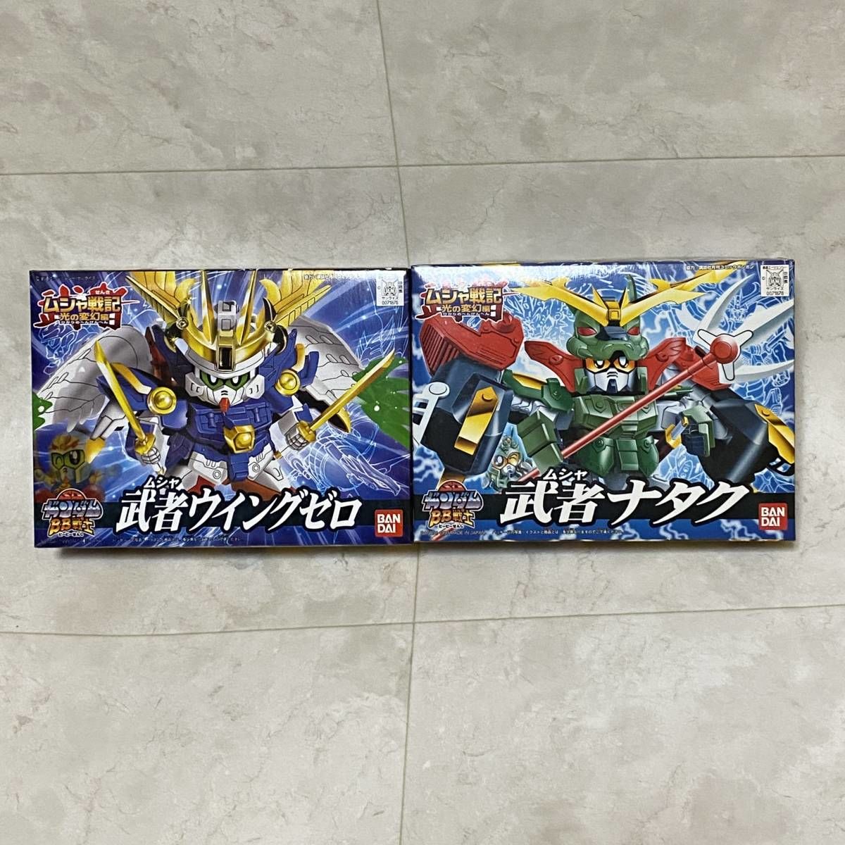 未組立 Sdガンダム 戦士192 武者ウイングゼロ 194 武者ナタク ムシャ戦記 光の