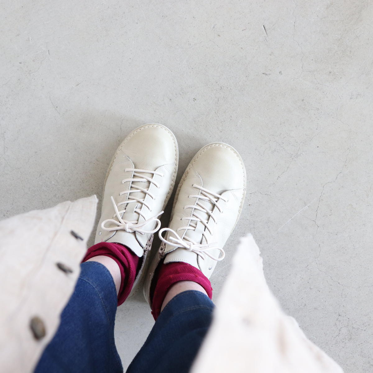 大人のためのレザースニーカー 16em Zipang じぱんぐ