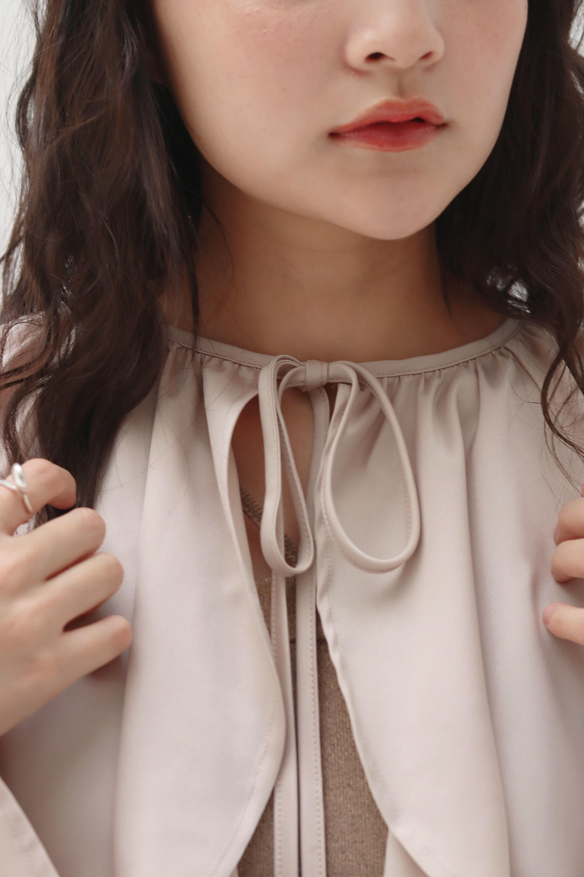 【muguet original】candy sleeve frill bolero