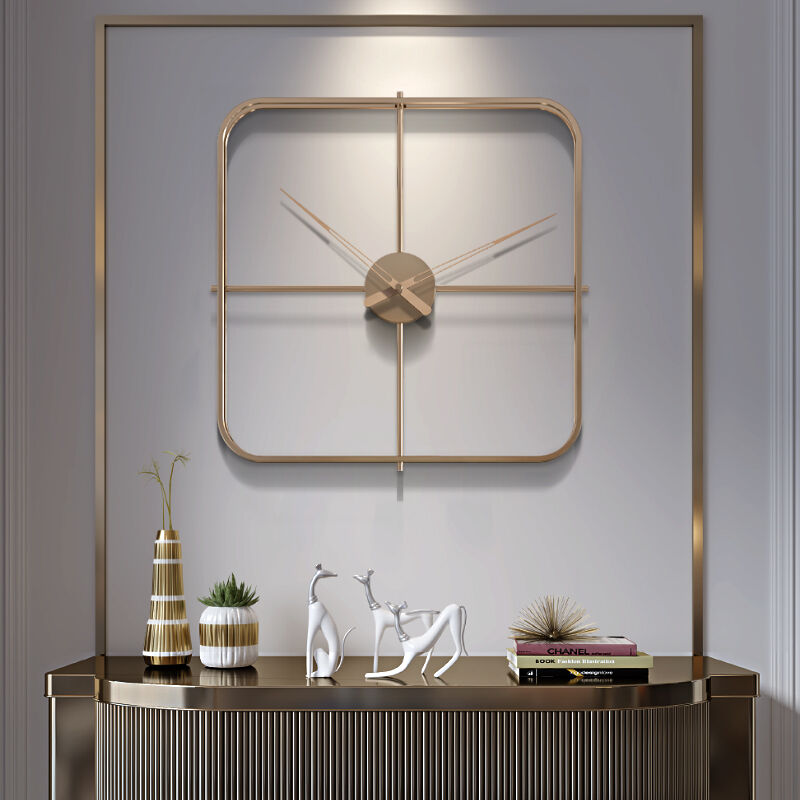 ゴールドアートウォールクロック【45cm】 MUSE HOME