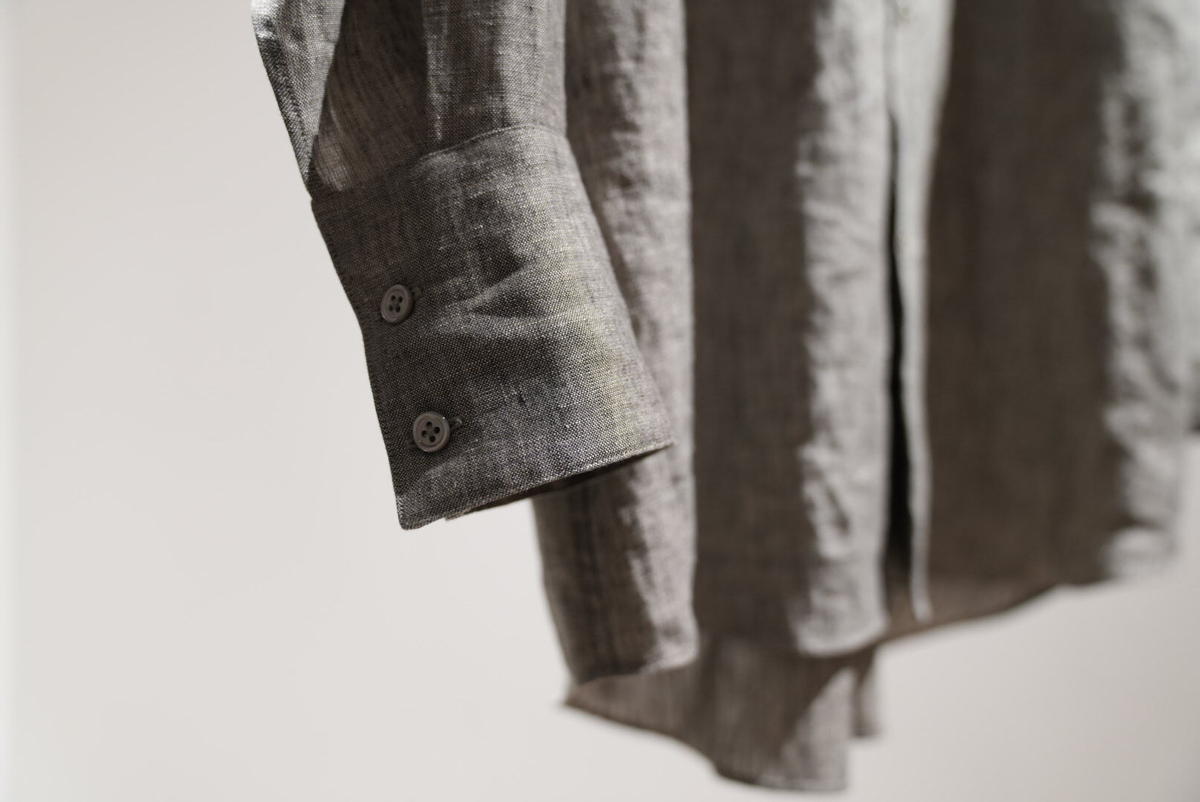 得価定番】 POSTELEGANT - LINEN CHAMBRAY SHIRT woYA3-m55681829239