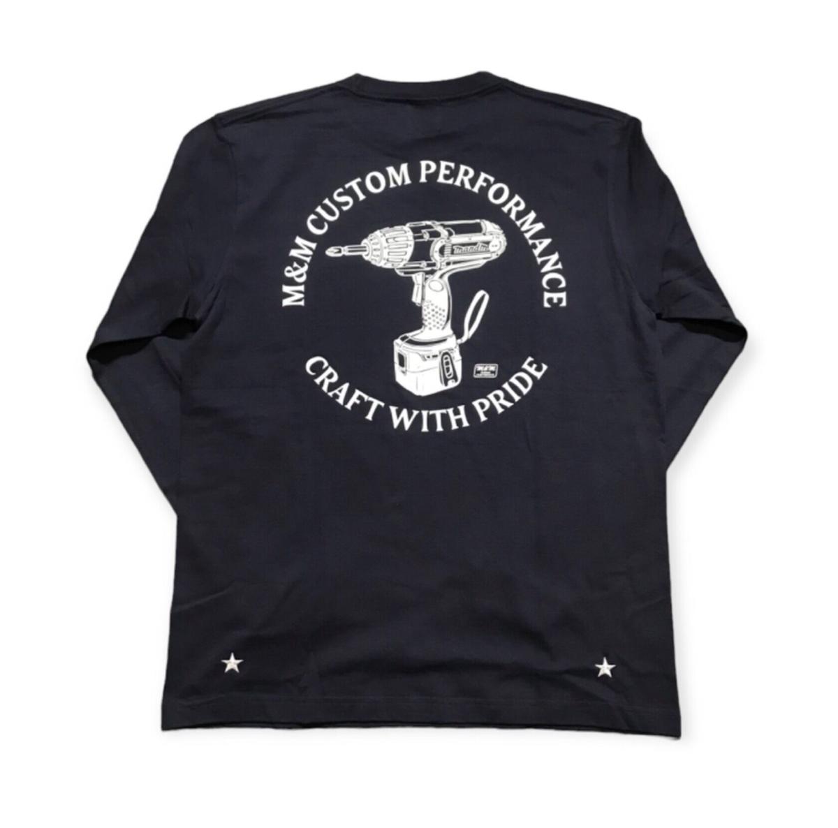 M&M CUSTOM PERFORMANCE PRINT L/S TEE 21MT0...