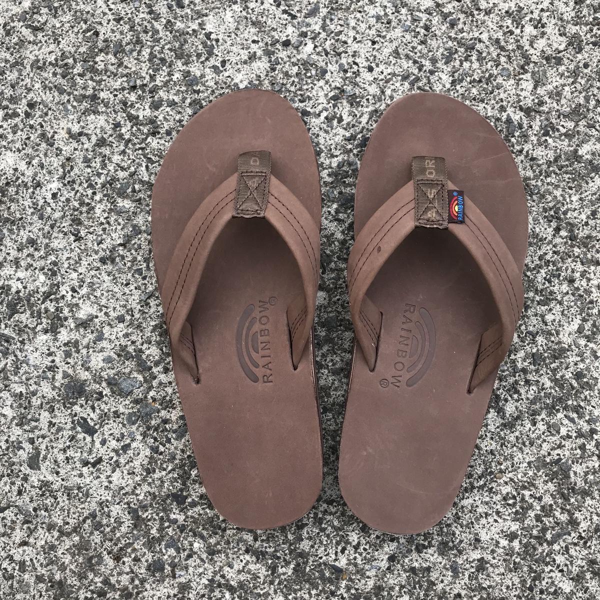 RAINBOW SANDALS - Premier Leather "Double Midso...