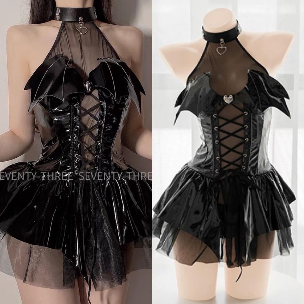 お取り寄せ】【73】エナメルデビルミニワンピ | はれあめ