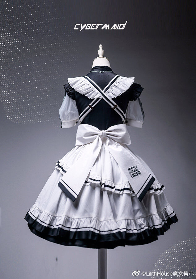 最も サイバーメイド3号機つけ襟カチューシャセット XLサイズ改造品