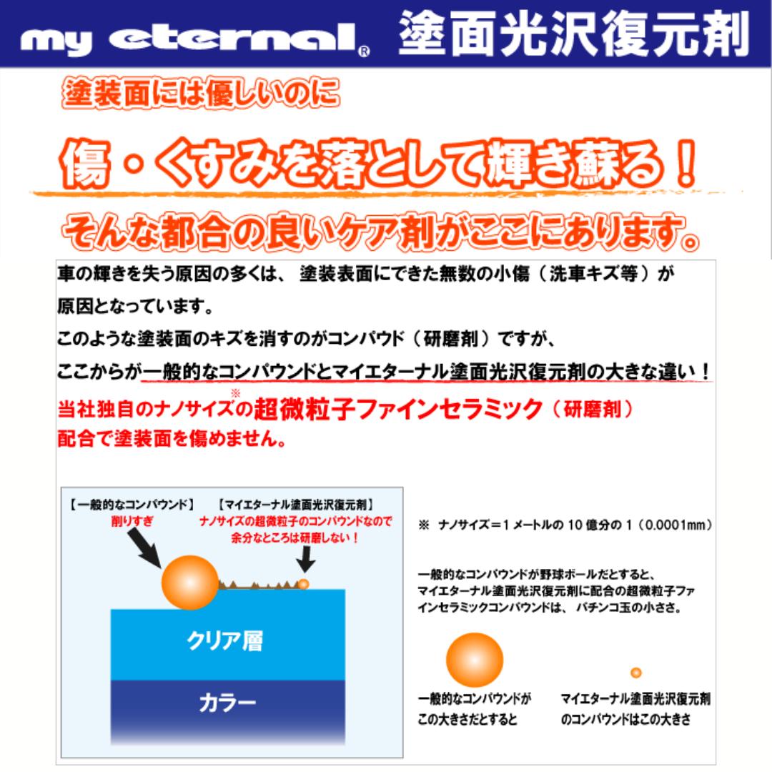 メーカー直売 マイエターナル カーシャンプー 塗面光沢復元剤250ml イージープロテクト 極艶保護剤 フレッシュウインドウ ２層スポンジ ファインクロス Dprd Jatimprov Go Id