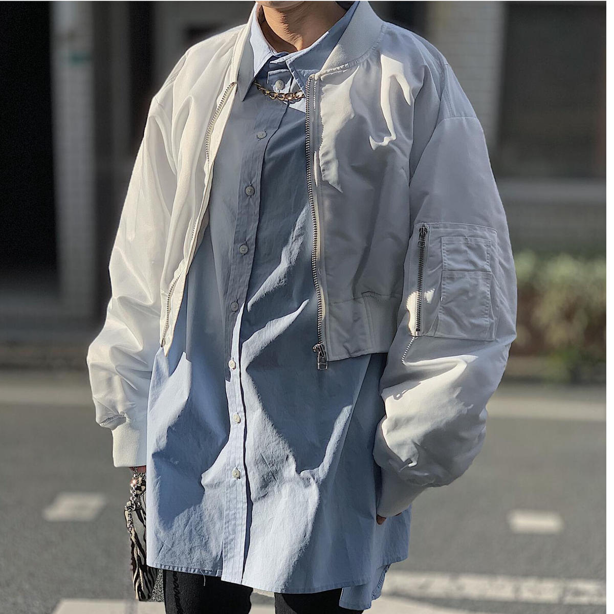 在庫有り お買い得 provoke クロップドMA-1 ピンク | blococalifornia