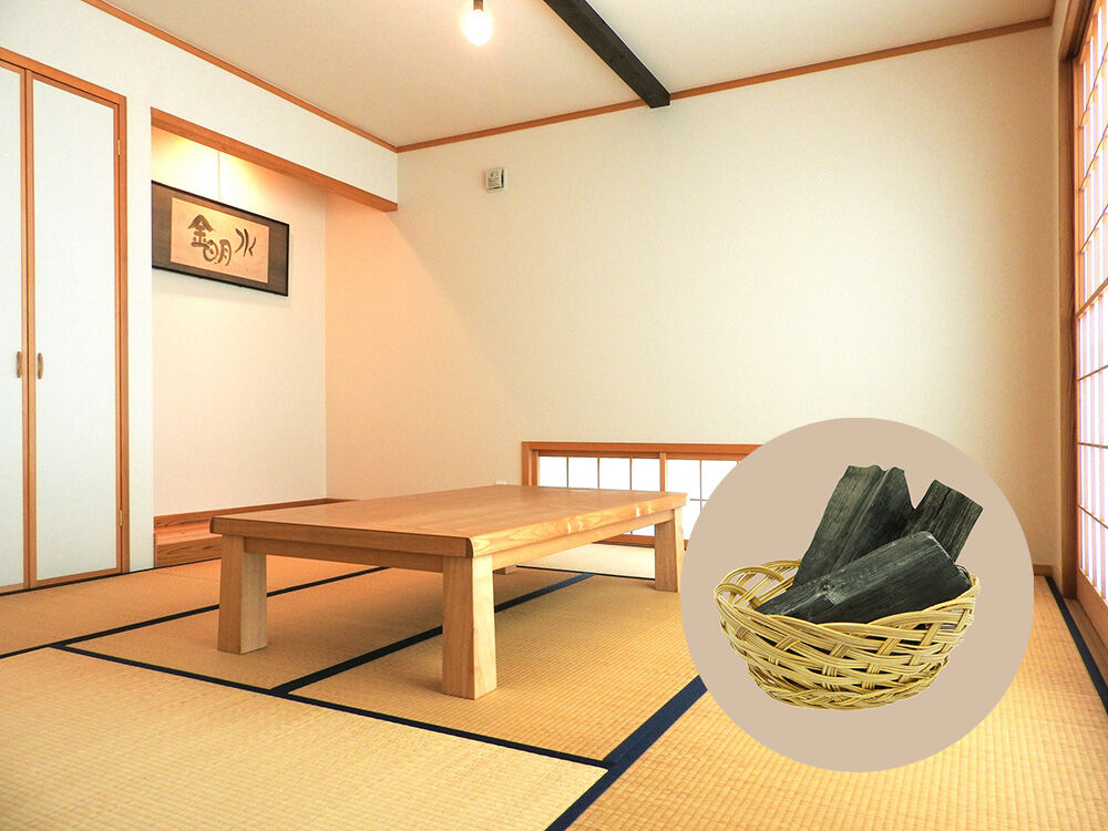 玄関・部屋の飾り＆消臭インテリア　焼き物器　備長炭 玄関・部屋の飾り＆消臭インテリア焼き物器備長炭