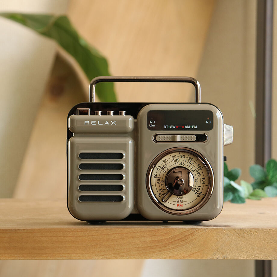 RELAX Multi Retro Radio レトロ 中身 最新！おしゃれ スピーカーラジオ...