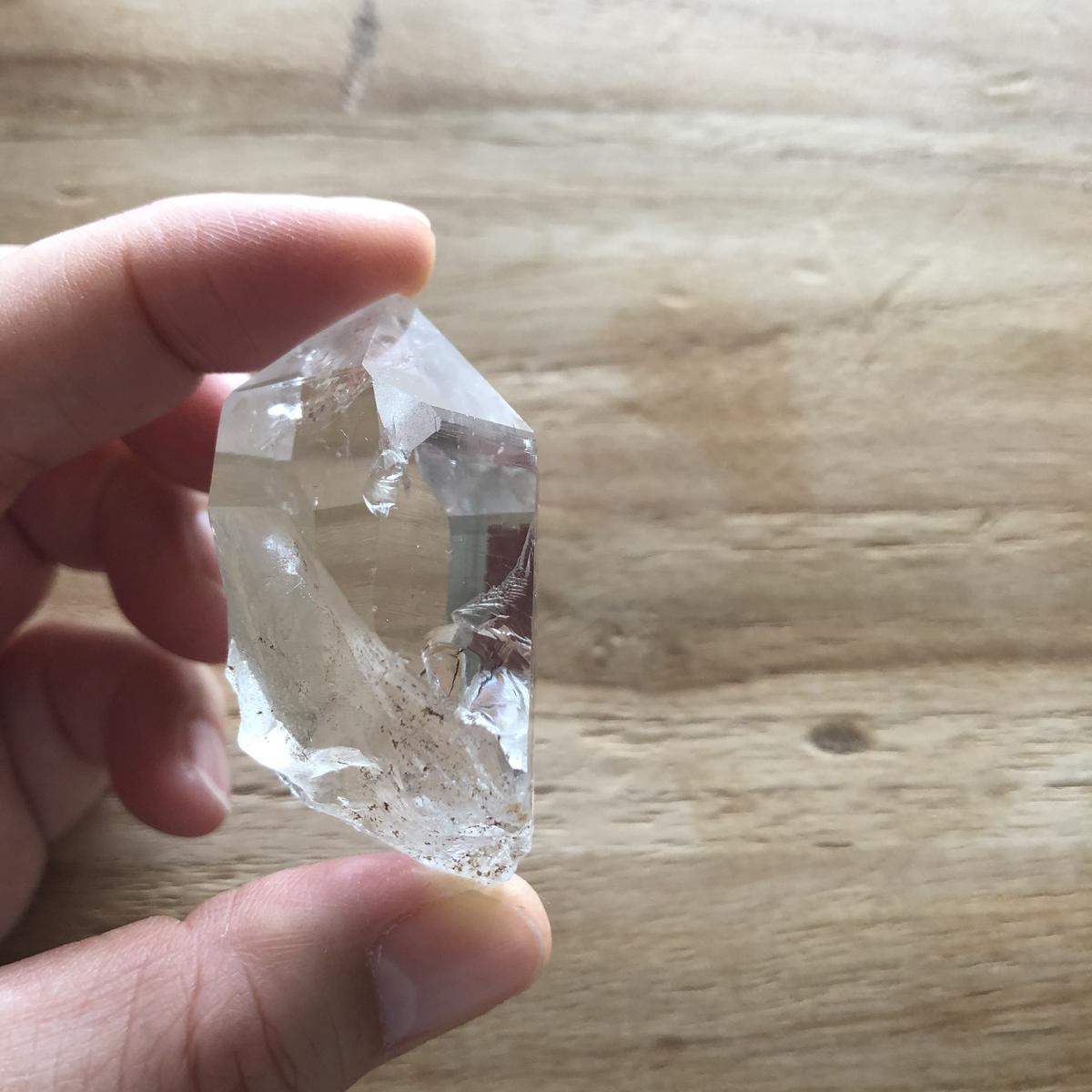 インド マニハール 産 ヒマラヤ水晶ポイント（NO.21）マスター