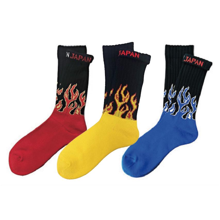 ching & co. / "Fire Burning" Socks NAUGHTY ON...