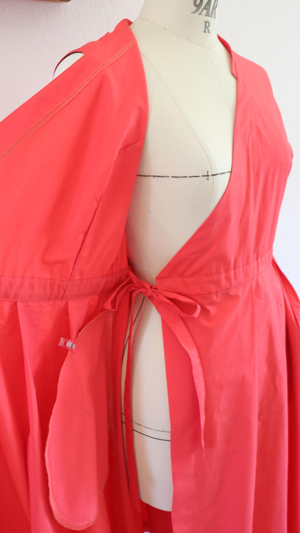 【型紙販売】カシュクールワンピース 13号（A3ダウンロード用） 型紙屋 Navy Plus