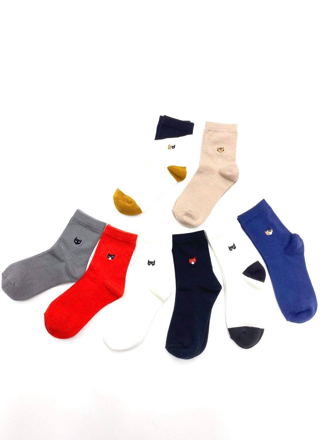 Necorepa 刺繍ソックス スタンダード Necorepa Store