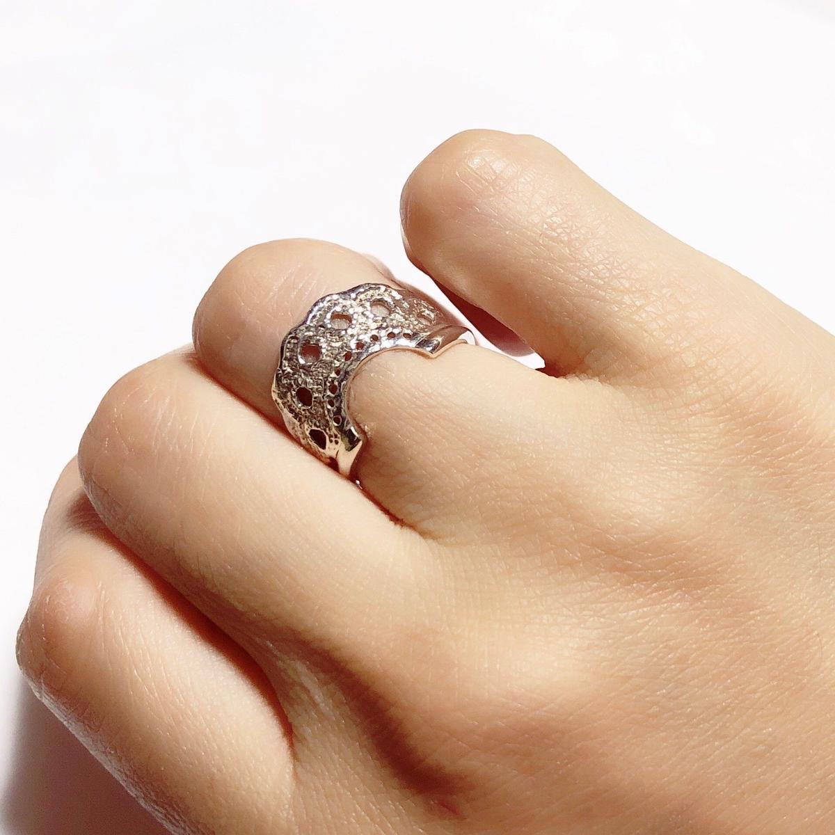Maniheel Jewelry L Lace Ring メッキなし New Je