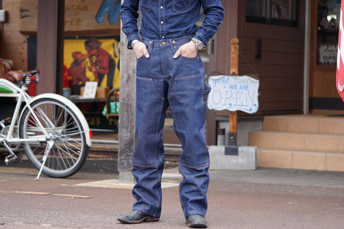 Key Double Front Denim Logger Pants NewDeal