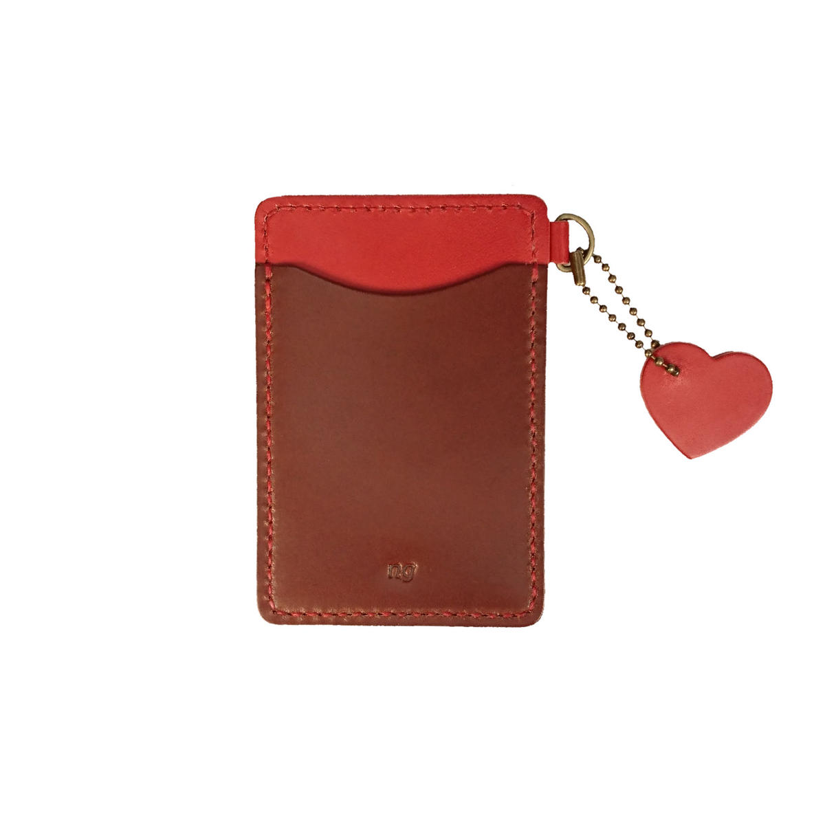 ハートのパスケース 革小物 Ng