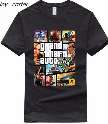 グラセフ Tシャツ ユニセックス ゲームグッズ Grand Theft Auto V T