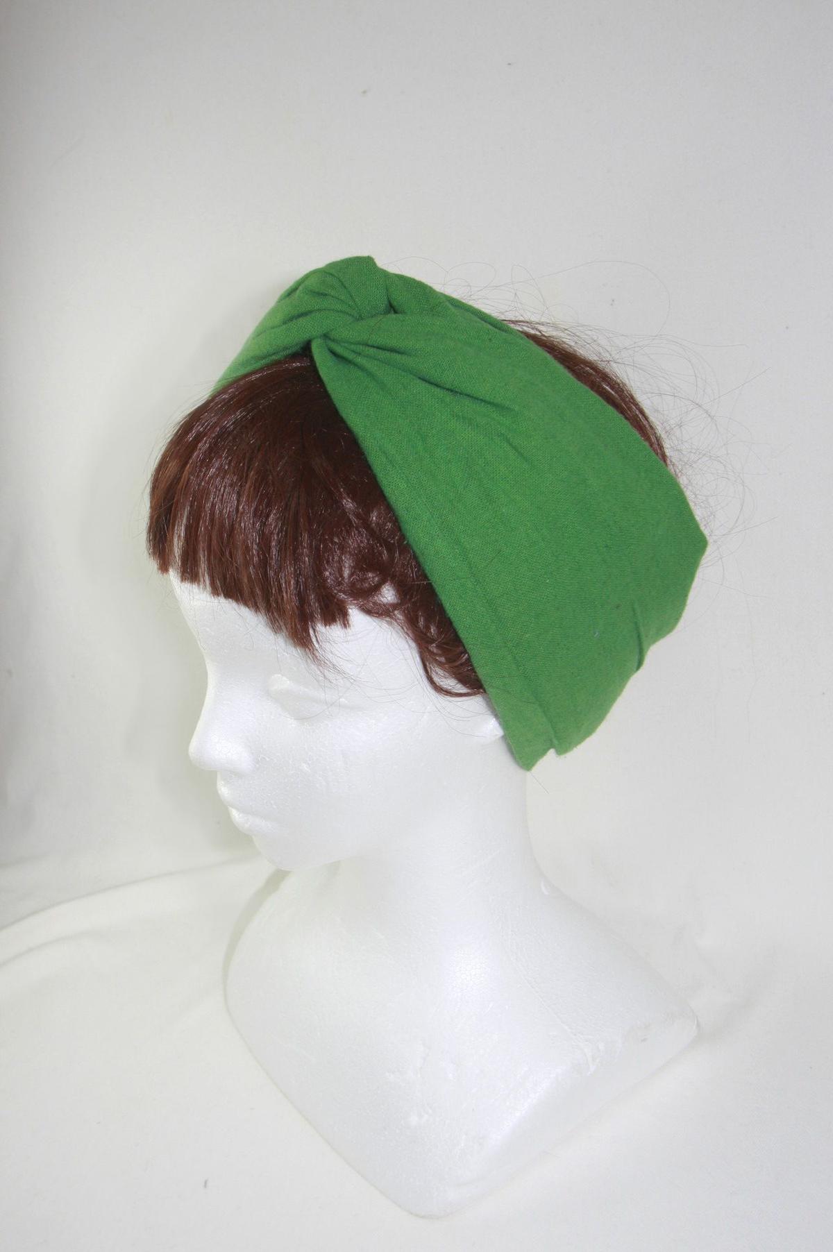 Nimili Wire Hair Band ヘアターバン ワイヤー入 コットンリネン素材