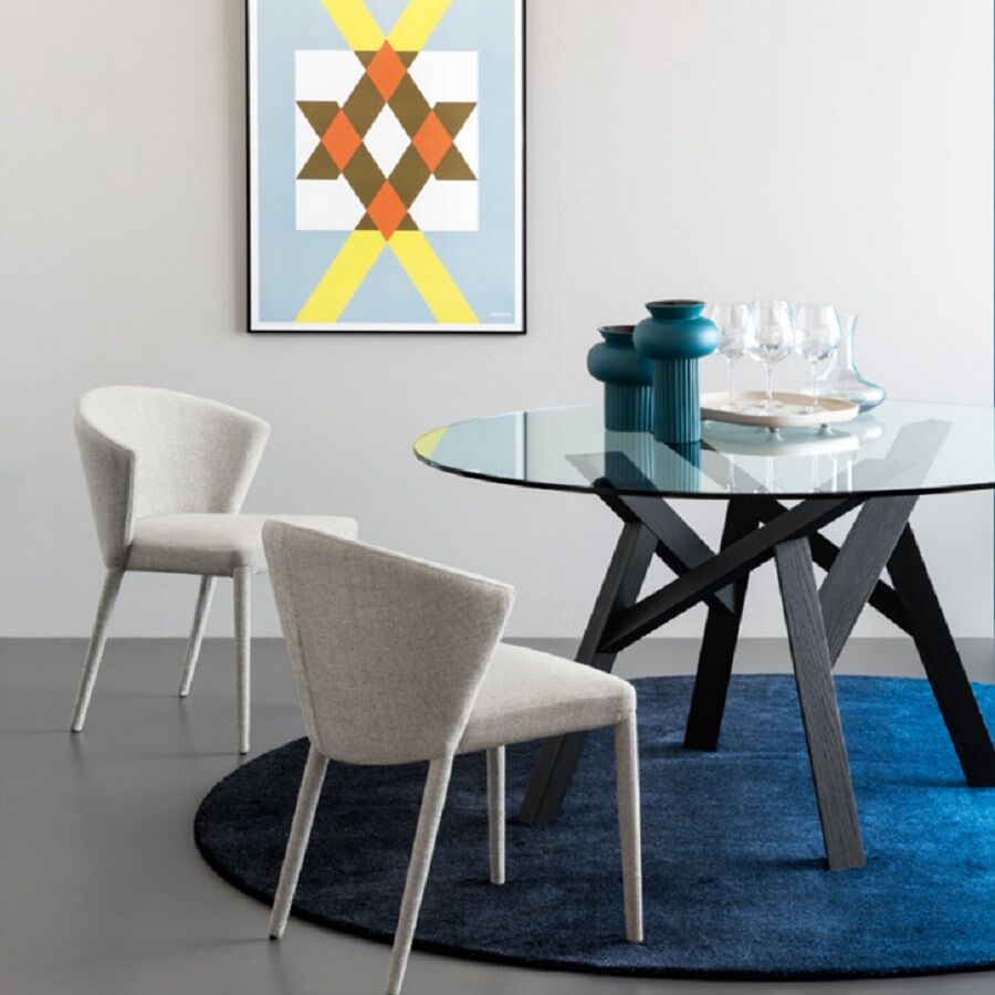 F-294 Calligaris カリガリス アメリ ファブリック チェア