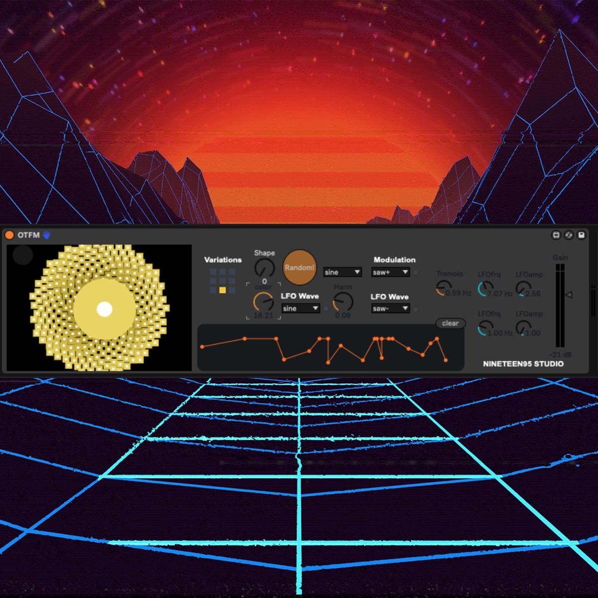 OTFM FM synthesizer M4L Device S...