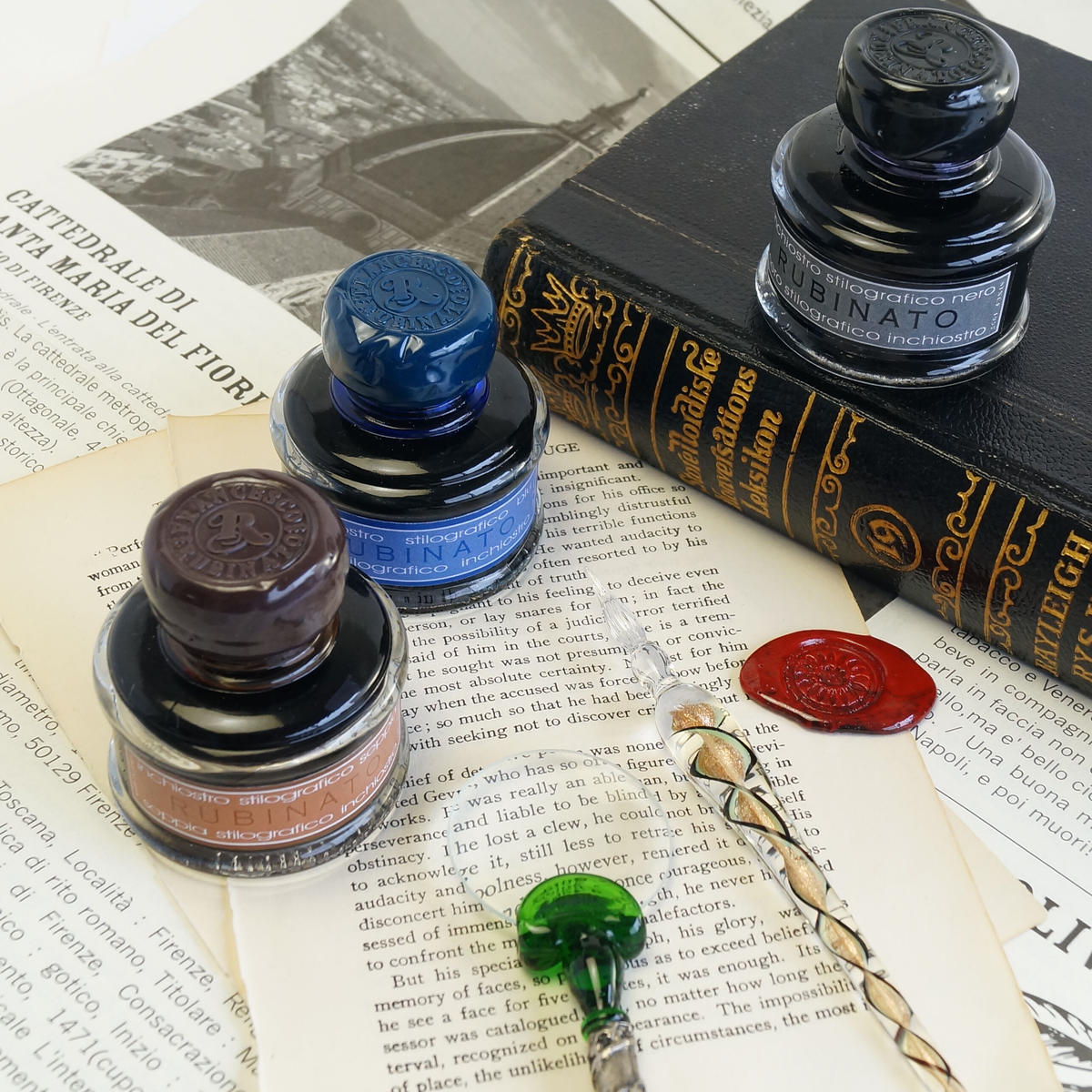 Made In Italy Rubinato ルビナート カリグラフィー ボトルインク 40 Made In Italy Rubinato ルビナート カリグラフィー ボトルインク 40