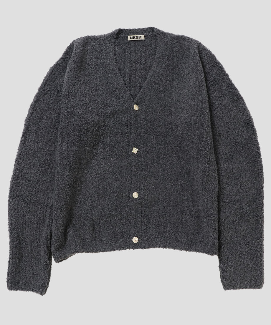 fluffy rib KNIT cardigan NKNIT