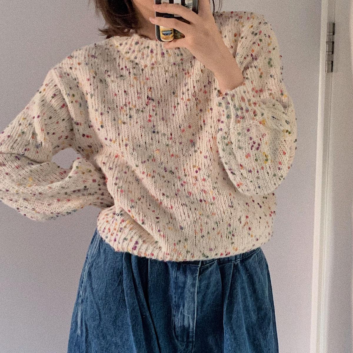 カラーミックスニット Rein