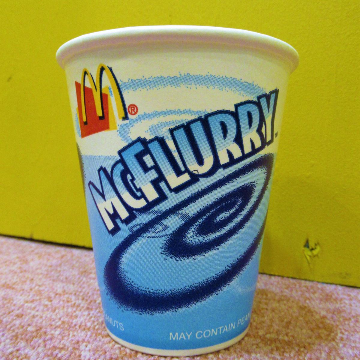 McDonald's McFlurry Paper Cup DAISY