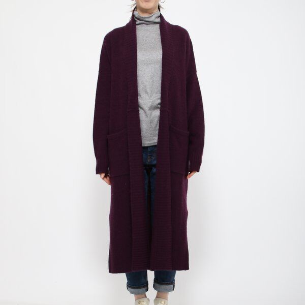 BEATRICE ベアトリス ヤクウールニットロングカーディガン(e93440