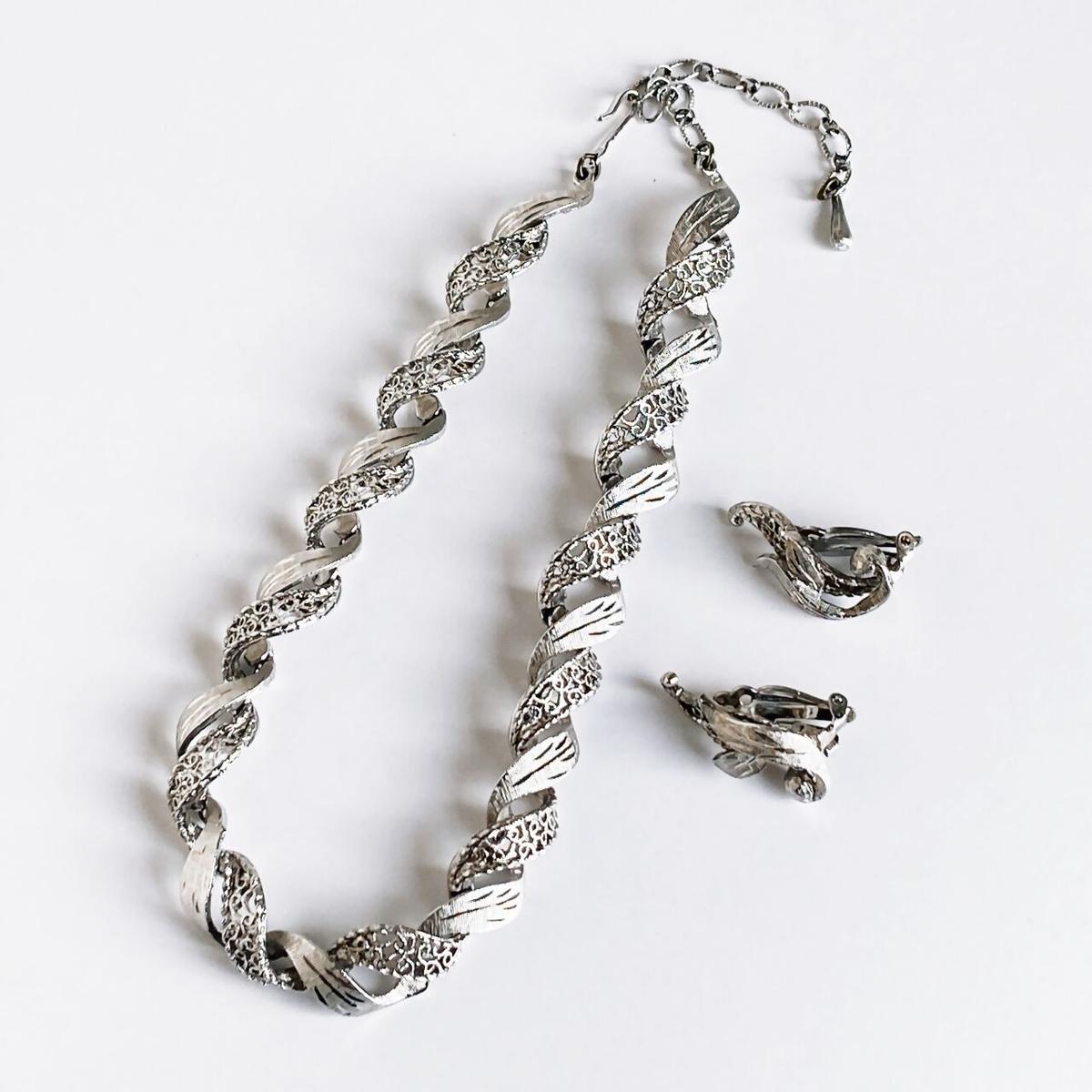 kramer社 コスチュームジュエリー ネックレス ラインストーン クレーマー社