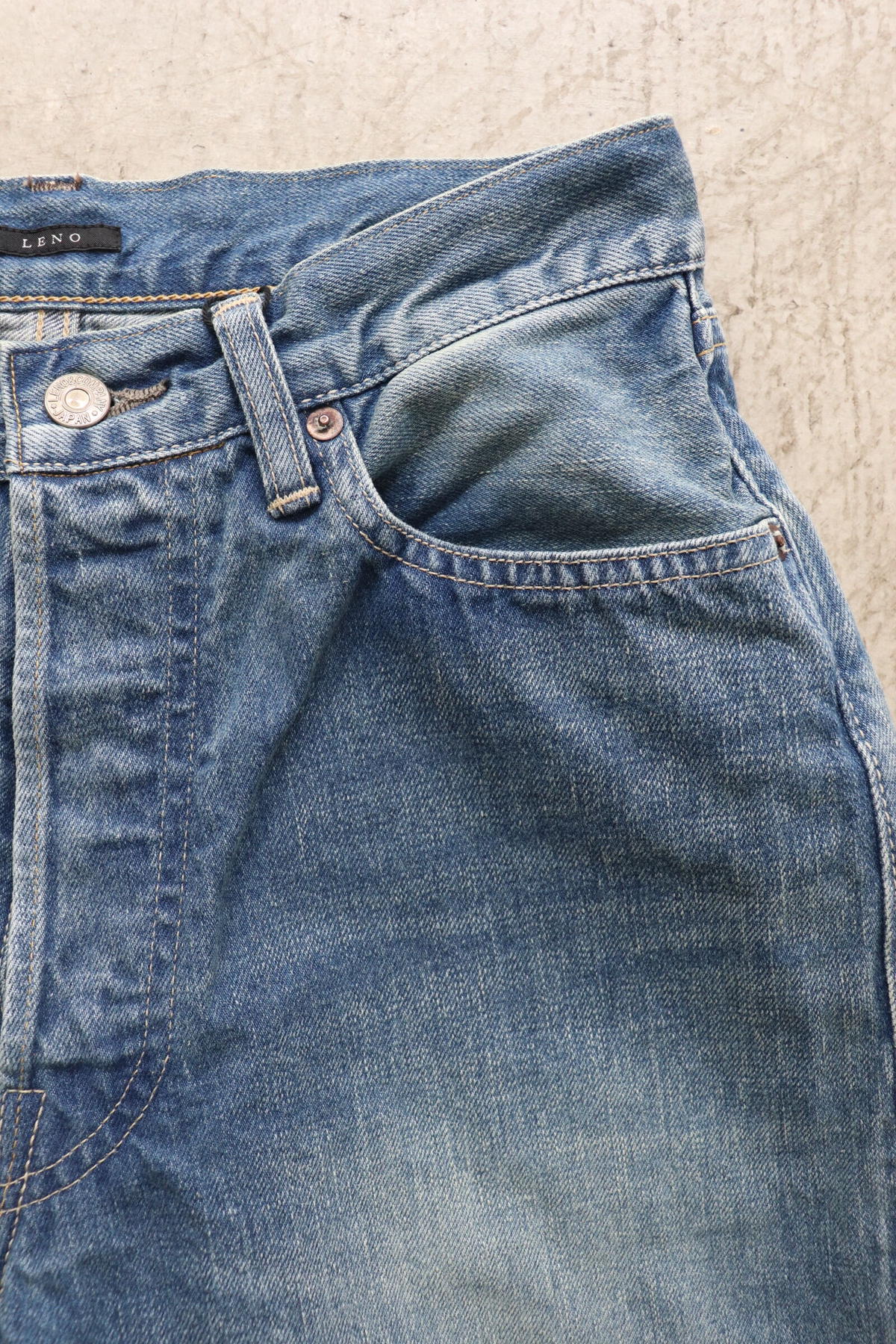 LOOSE TAPERED JEANS 《FADE INDIGO》 [LENO]