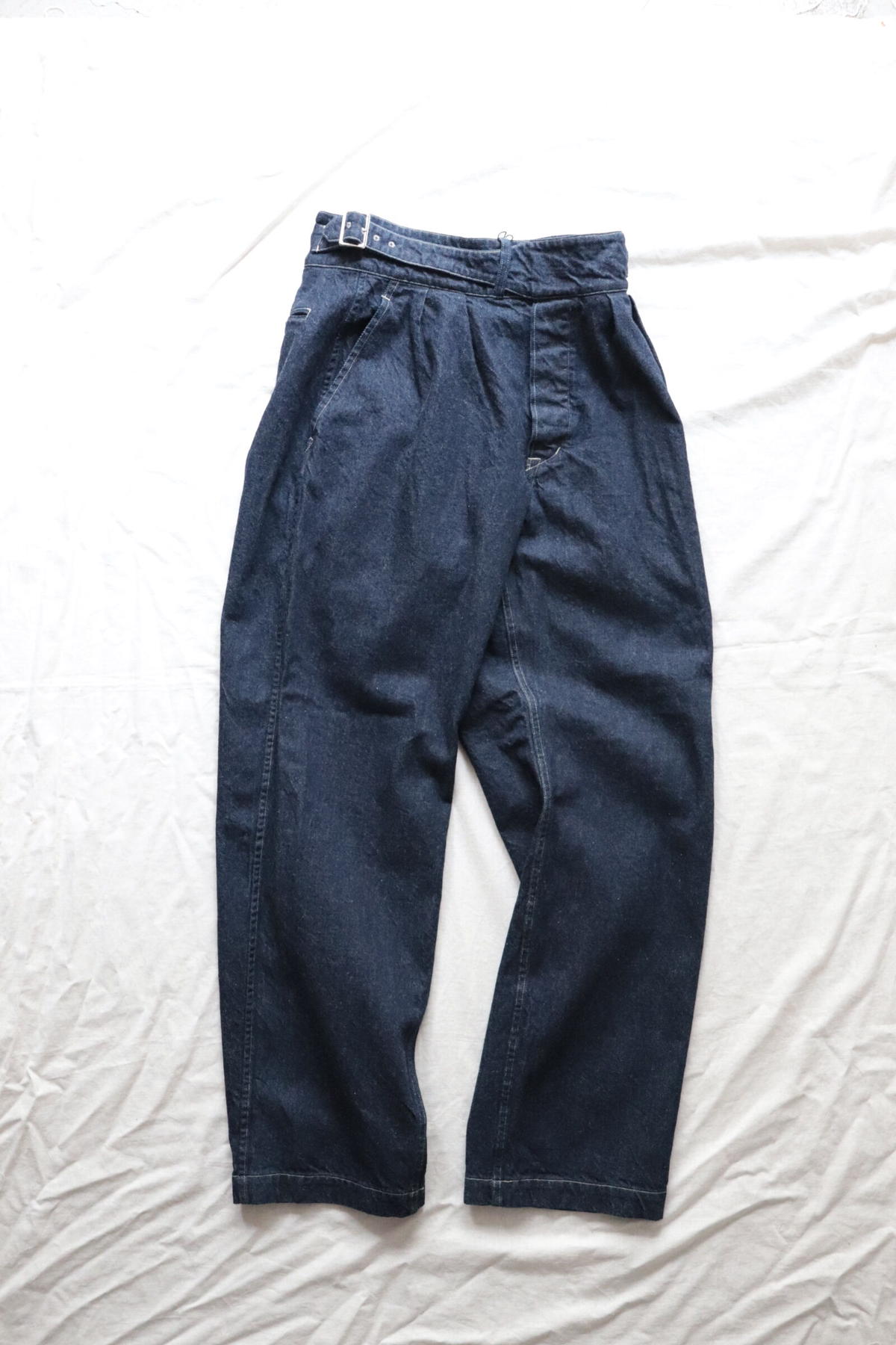 SIDE BELTED GURKHA TROUSERS [LENO] | NowN