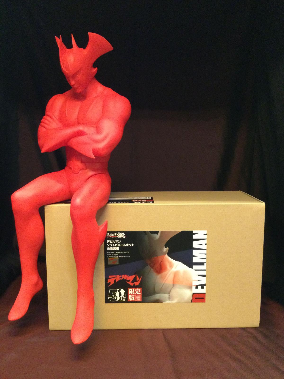 最終価格　デビルマンの造形工房密林 ソフビ デビルマン デビルマン ソフトビニールキット(未塗装)[造形工房密林]《在庫