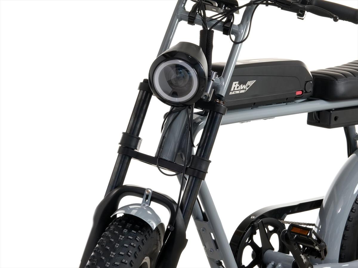 FLOW 電動アシスト ミリタリー 自転車 充電式 ネオンオレンジ 商品番号