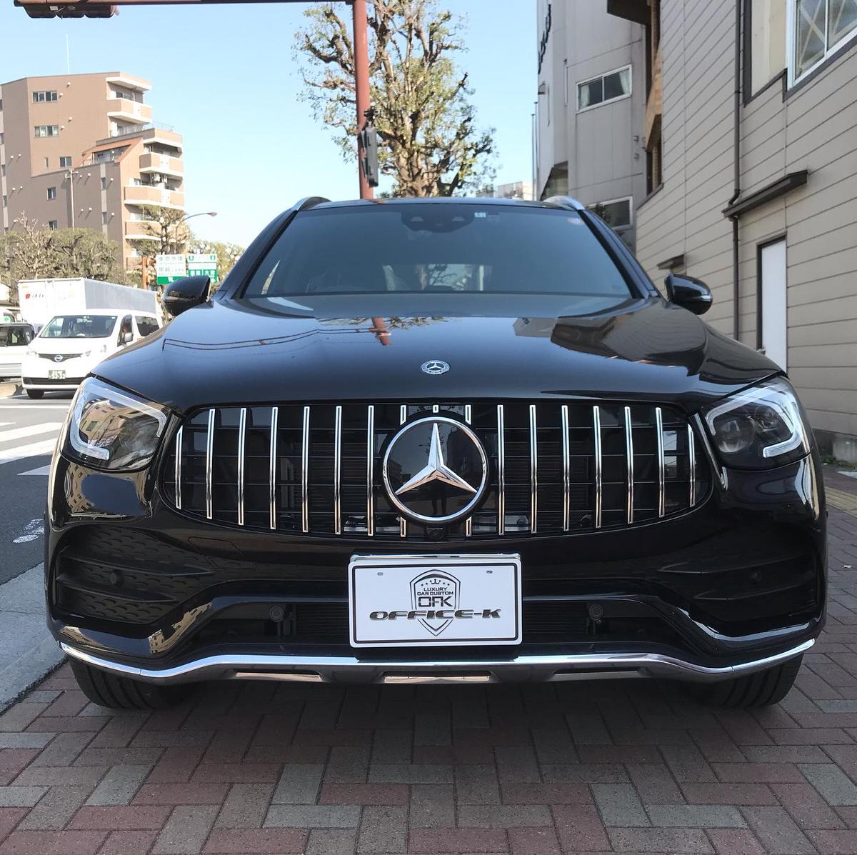 ベンツGLC後期型 純正パナメリカーナグリル