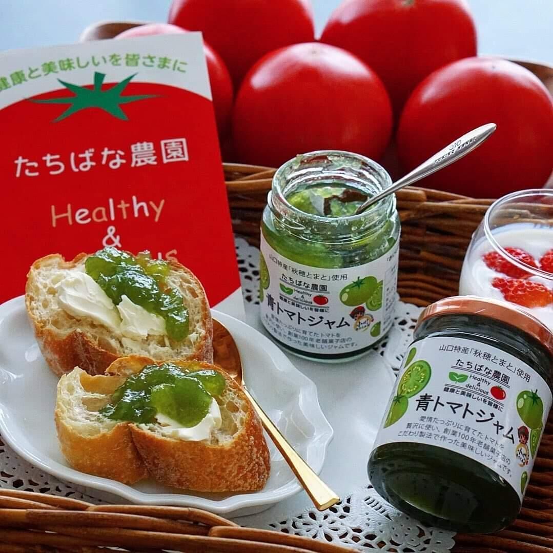 青トマトジャム 秋穂とまと たちばな農園