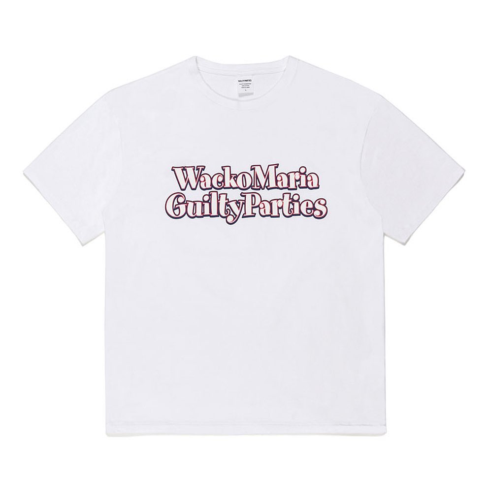 WACKO MARIA / WASHED HEAVY WEIGHT T-SHIRT(white...