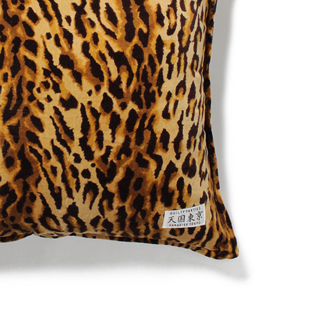 WACKO MARIA / LEOPARD VELVET CUSHION (brown) |...