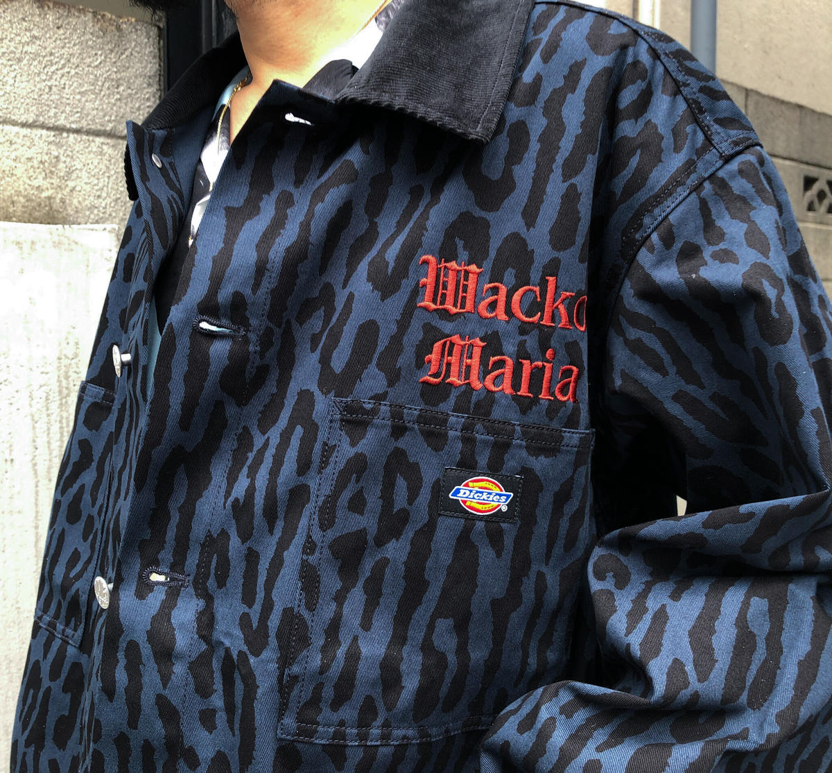 在庫一掃 wackomaria ワコマリア×ディッキーズ レオパード dickies