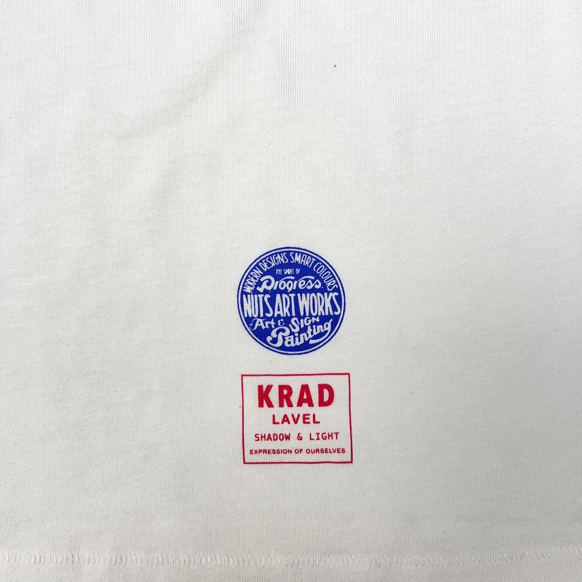 KRAD × NUT'S ART WORKS / Tee (red×blue) | offsh...