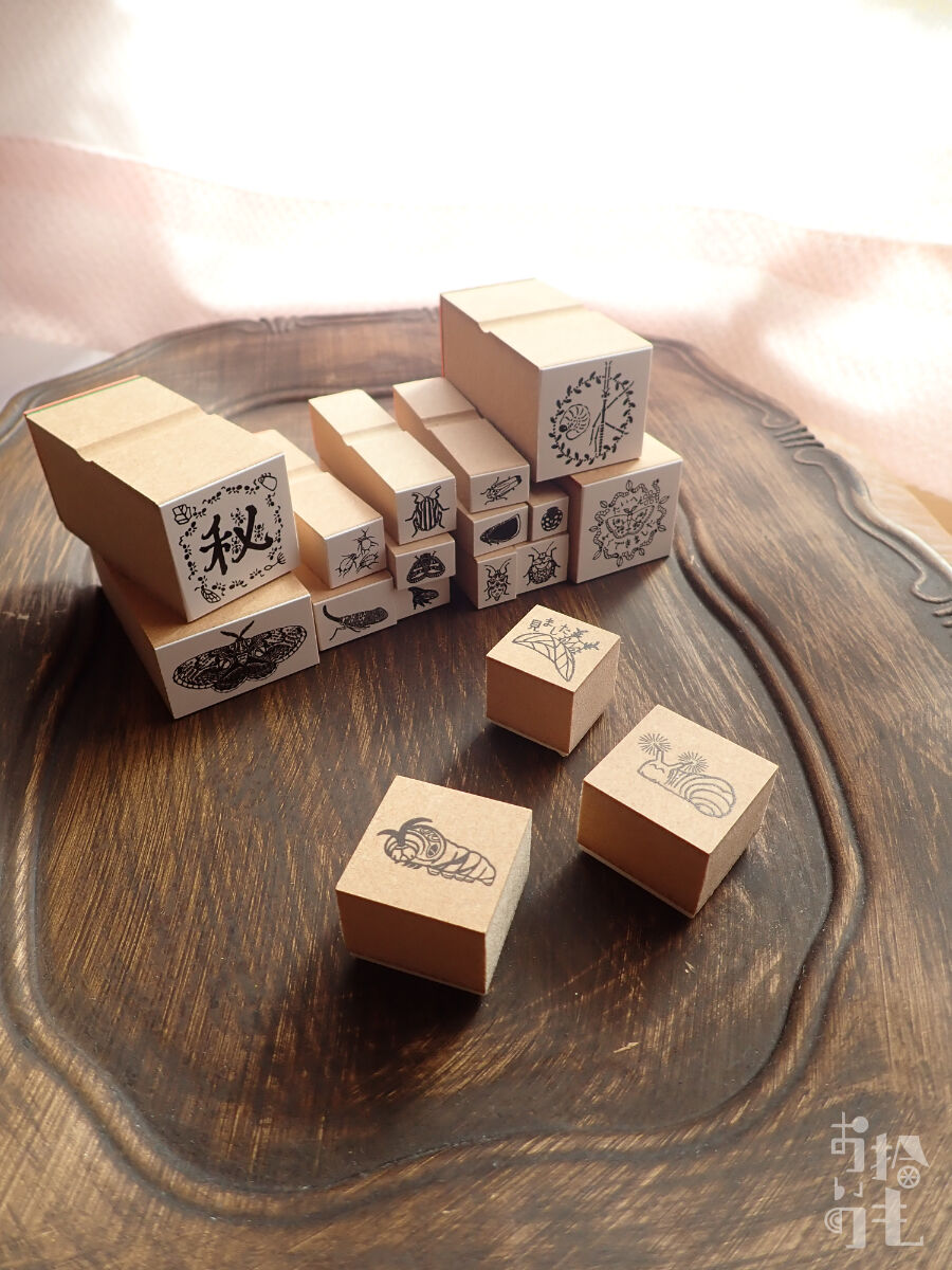 オオムラサキ幼虫 見ました ショートスタンプ お拾いもの