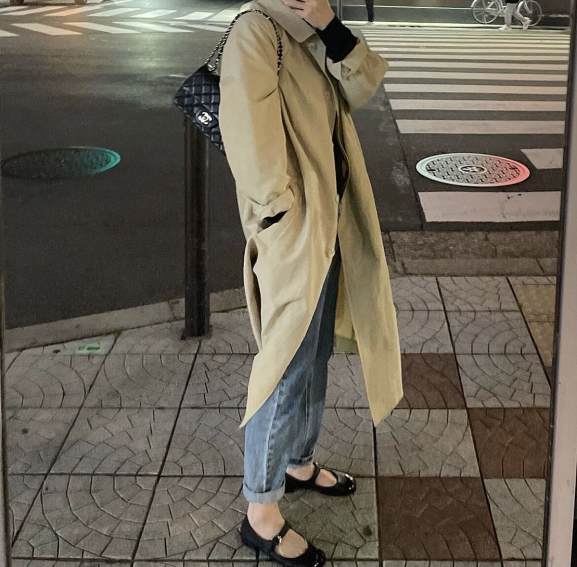3月下旬お届け予定】ハイウエストテーパードデニム(S,M,L) | ok.soon 3月下旬お届け予定】ハイウエストテーパードデニム(S,M,L) | ok.soon