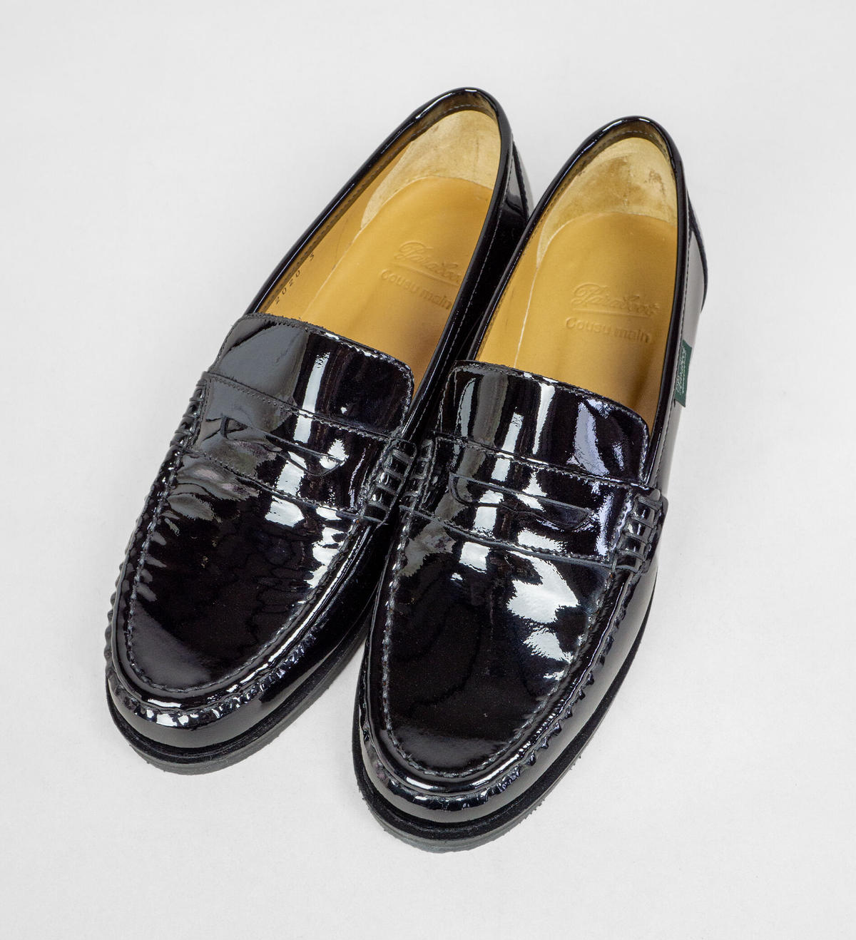 美品　Paraboot パラブーツ VIGNON VIGNONY / VERNIS NOIR – Paraboot