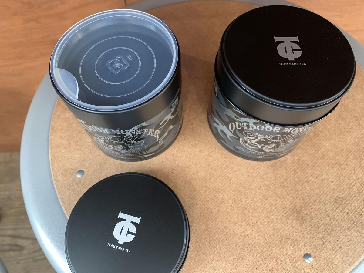アウトドアモンスター　コンロ風防　茶缶　キャンプティー outdoor monster TEA BOY】茶缶 ツヤBLACK | アウトドアモンスタ